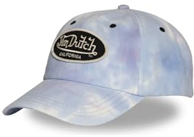 Von Dutch Casquette Homme & Femme TIE and Dye, Casquette Dad Cap Ajustable