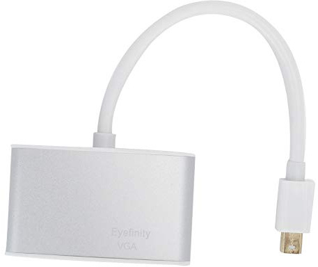 Ausla Mini Till VGA -omvandlare Aluminiumlegeringsadapter 2 i 1 4K X 2K Datorbildskärmskonverterare med Ljudsynkronisering för HDTV-bildskärm Projektorskärm