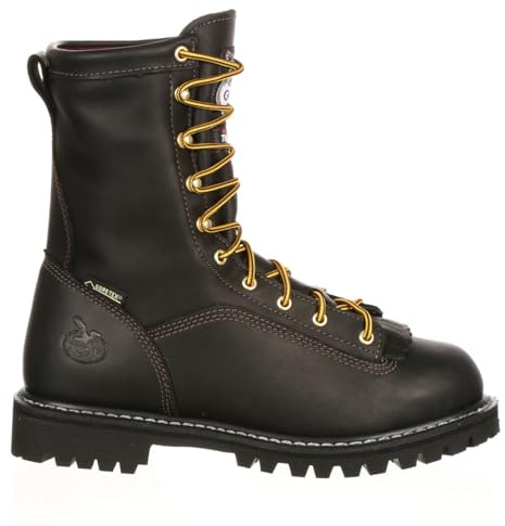 Georgia Boot Lace-to-Toe GORE-TEX® Waterproof 200G Insulated Work Boot, Black, Size 9(M)