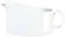 ASA Á Table - Salsiera in porcellana, 15,2 x 9,5 x 7 cm, colore: Bianco lucido
