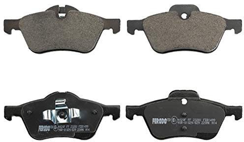 FERODO Kit pastiglie freni Anteriore predisposto per visualizzazione avviso usura senza accessori FDB1499