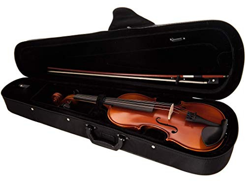 PURE GEWA Violingarnitur EW Ebenholzgarnitur - Violine 4/4, Set spielfertig inkl. Koffer, Bogen, Kolofon, Kinnhalter, Feinstimmsaitenhalter