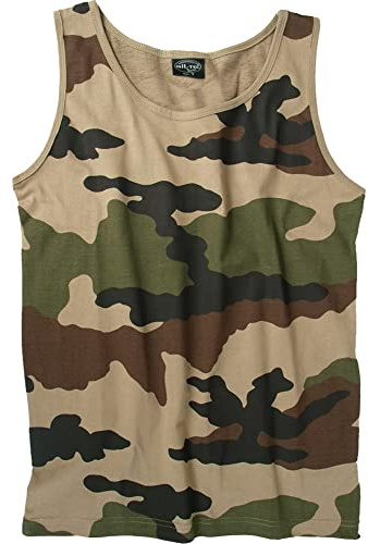 Mil-Tec Herren/Shirt-11001024 Trägershirt Cami Shirt, Schwarz, L EU