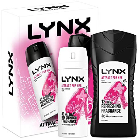 Lynx Attract for Her Duo Set - Body Spray and Body Wash