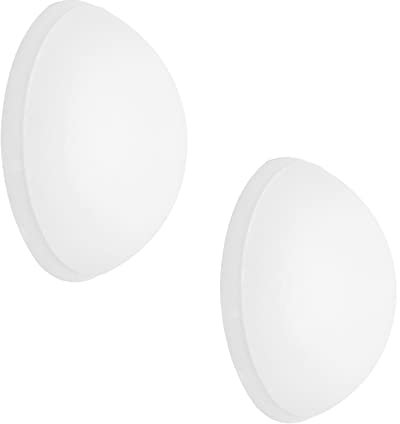 WAGNER design yourself Bianco Fermaporta a Muro/Paracolpo-Set a 2 Pezzi-per avvitare o incollare, 2 cm