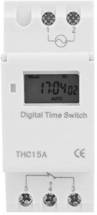 Digital Timer Switch, AC 220-240V Timer Relay Switch 1 Minute to 168 Hours Time Control Switch 50-60Hz Timing Switch