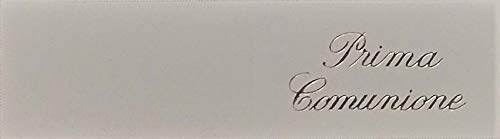 Cartotecnica Italiana 100 Pz Bigliettini Bomboniera Prima Comunione Unisex, stampa color oro impaginati in Formato A4