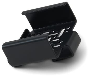 Pedestal Soporte de Montaje para TV Compatible con Apple TV | Fácil de Ocultar la Caja de TV y los Cables en la Parte Posterior de Tus Muebles de TV Pedestal | por Soportes de TV Pedestal (Negro)