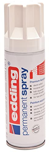 Lot de 6 sprays de peinture Bus Edding 5200 - Permanent mat - Blanc