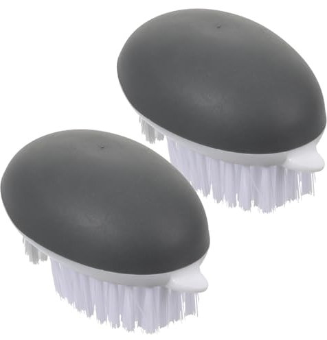 Alipis 2piezas Cepillo para Verduras y Frutas Multiusos Mango Ergonómico Antideslizante Diseño Cómodo para Limpieza Cocina y Hogar
