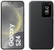 Samsung Galaxy S24 AI Smartphone, 8 GB RAM, 128 GB Speicher, Onyx Black, 3 Jahre Herstellergarantie + Smart View Wallet Case Black