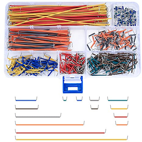 560 PcsJumper Wire Kit, 14 Lengths Assorted Breadboard Jumper Wire Cable, Preformed U-shape Solderless Male to Male Jumper Wires Prototyping Breadboard