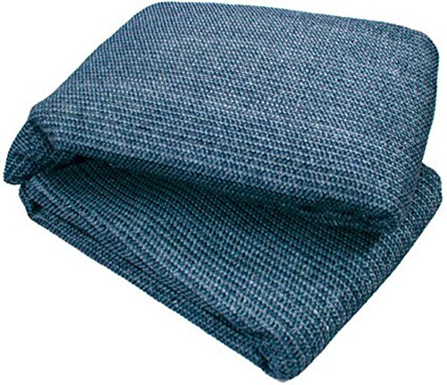 MP Essentials Weaved Supreme Rot Weatherproof Ground Covering Groundsheet Tent & Awning Carpet - BLUE & GREY (2.5 x 3.5m)