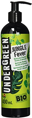 Undergreen JUNGLE Fever, Nutrimento liquido per Piante Verdi e Bonsai, Consentito in agricoltura biologica, 400 ml