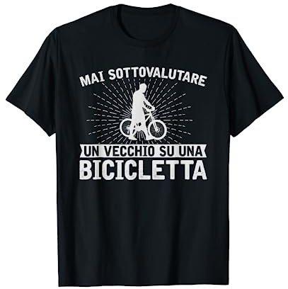 Bici Regalo Per Vecchio Uomini Ciclista Ciclismo Bicicletta Maglietta