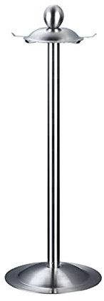 RNCOZE Soporte giratorio para utensilios de cocina de 360°, soporte para utensilios de cocina, estante de almacenamiento de cuchara de acero inoxidable, organizador de utensilios de cocina para