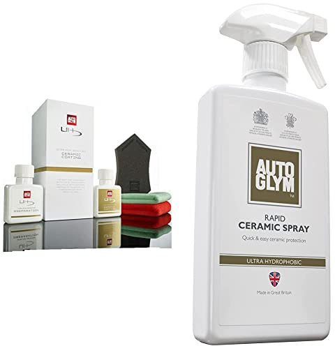 Autoglym Ultra High Definition Ceramic Coating & Rapid Ceramic Spray, 500ml