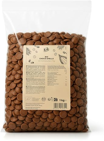 KoRo - Céréales au chocolat bio sucrées aux dattes 1 kg - Goût chocolaté - Source de fibres - Vegan - Céréales croquantes pour le petit déjeuner