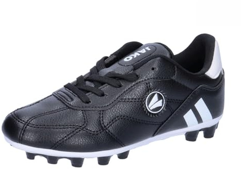 JAKO Fotbollssko Fotbollskor Classico II AG Junior, 802 svart vit, 40 EU