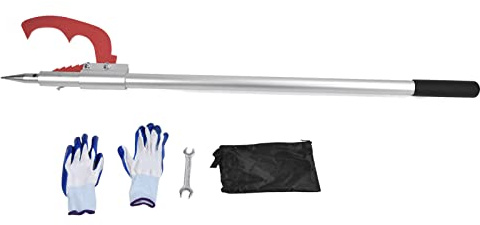 Gearwell Lève-bûches, crochet en aluminium, outil de transport de bûches, outil forestier en alliage de lithium, équipement de manutention du bois pour déplacer des bûches