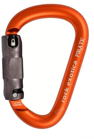 Rock Exotica Pirate | HMS Locking Carabiner - Heavy Duty Climbing Gear