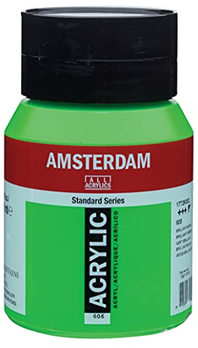 Amsterdam Standard Series Acrylic Jar 500 ml Brilliant Green 605 (17726052)