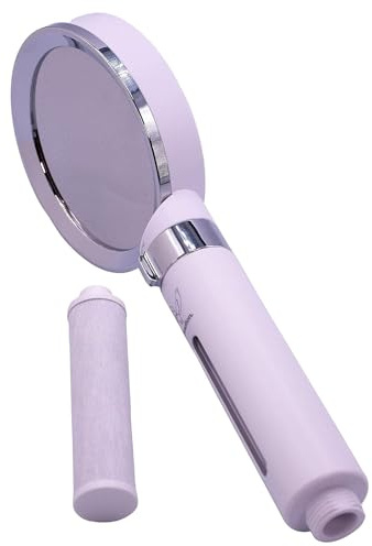 Doulton Shower Head with Filter |White| Protects Hair & Skin from Harsh Chemicals | 8,000 Litre Capacity | Reduces Chlorine & Sediment | Dual Filtration Shower Filter Head | High Pressure Shower Head