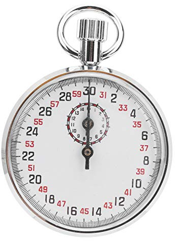 Cronómetro Mecánico Cronómetro De Metal Temporizador De Funcionamiento De Mano Pantalla De Dial Grande Equipo De Enseñanza De Física