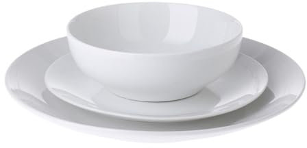 NO DISPONIBLE Servicio DE Mesa DE 12 Piezas Platos + Cuencos, Multicolor, Unica