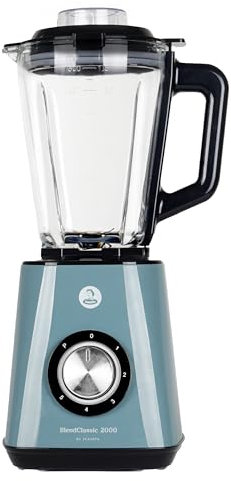 Juanita BlendClassic Frullatore Triatutto Multifunzione 2000 W, Mixer Cucina 1.5L, Blender Termoresistente, Frullatore Elettrico Smoothie 5 Velocità, Lame Titanio, Facile da Pulire