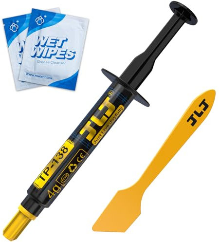 JLJ Wärmeleitpaste CPU Paste Wärmeleitpaste Kühlkörper für IC/Prozessor/CPU/Xbox, hohe Wärmeleitfähigkeit, Lange Haltbarkeit, sichere Anwendung, Nicht leitend (4G)