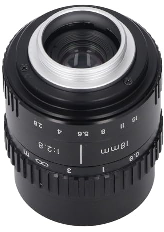 Obiettivo Manuale Materiale in Lega di Alluminio Montaggio Obiettivo Manuale Grandangolare in Lega di Alluminio 3 per Fotocamera, Accessori per la Protezione degli Occhi