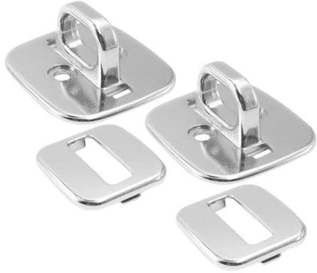 SHINEOFI 2pcs Laptop Security Lock Fixed Base Anchor Plate for Keyed Cable Locks Compatible with Multiple Models Desktop Mount for Office and School Use