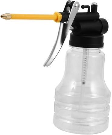 VALICLUD Distributeur de Moteur Huile 250ml en Plastique Transparent, Pulvérisateur à Pompe Facile à Utiliser Atelier Automobile