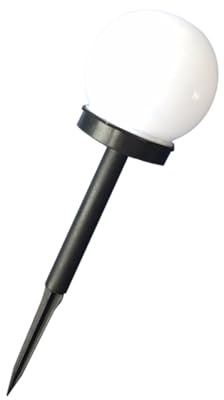 FONDOTIN Luces Solares Para Jardín Forma De Burbuja, Lámpara Led Blanca Panel Solar, Resistencia Intemperie, Adecuado Para Césped y Exteriores, Paquete De 4 Unidades, Luz Cálida Nocturna