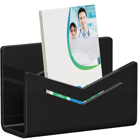 Porta lettere da scrivania, in acrilico, per organizzare documenti, posta, cartoline, ricevute, cartelle, quaderni, aule, scuola, ufficio, casa