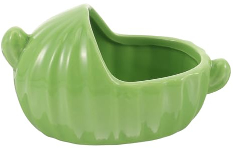 HAPINARY Bañera Pequeña de Cerámica Resistente para Hámster y Chinchilla y Lugar de Descanso Adecuado para Jaulas y Suministros para Mascotas Pequeñas