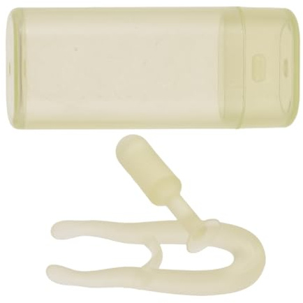 Garneck Kit Applicateur et Extracteur de Lentilles de Contact en Silicone Vert – Outil D’Aide Retrait et à la Pose des Lentilles Souples – Accessoire Portable pour Usage Quotidien et