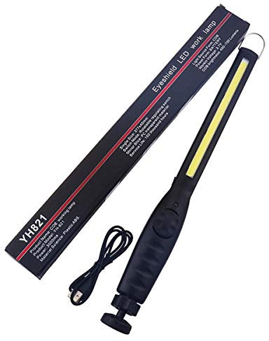 Modoao - Luce da Lavoro a LED, 700 Lumen, Ricaricabile Tramite USB, Lampada da Lavoro, Lampada a LED, Sottile, con Cavo USB, Strumento di Riparazione per Auto, Campeggio, emergenze domestiche, Garage