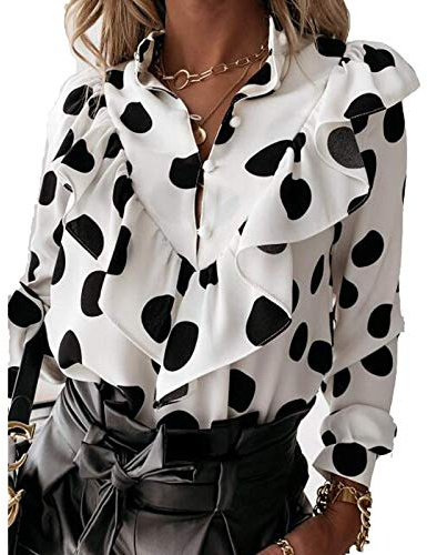 Onsoyours Chemisier Carreaux Femme Chemise Bucheron Western 100% Coton Décontractée Classique Retro Ecossaise Coton Flanelle Blouse Gilet T Shirt Casual Vintage A Blanc 1 XL
