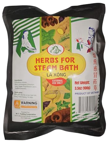 MTT Natural Herbal Blend of Herbs for Steam Bath 3.5 oz (100g) Package of 1