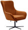 Mirjan24 Sessel Ezrubo, Polstersessel, Loungesessel, modern Relaxsessel mit Metallfüße, Dreh- und Kippmechanismus, Einzelsessel für Wohnzimmer oder Schlafzimmer (Velluto 33 + Velluto 20)