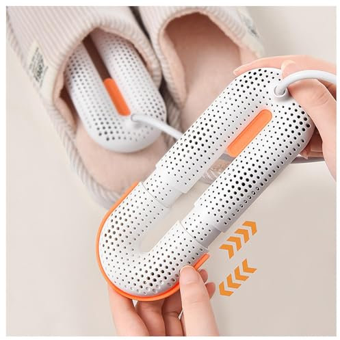 MeLtor Seche Chaussures Portable, Seche Chaussures Soufflant Air Chaud 360° avec Longueur Réglable 3 Modes Timer, Séchoir à Bottes pour Chaussures, Chaussettes en Hiver/Pluie