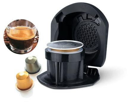 Coffee Capsule Pod Converter for NS Original Capsules, Reusable Coffee Pods Adapter Refill Coffee Capsule Converter Holder Compatible with Dolce Gusto Genio S/Piccolo XS