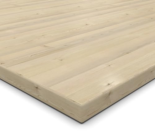 Pannello truciolato da 19 mm, Polar Pine Urus, rivestito in resina melaminica, lunghezza fino a 200 cm, pannelli decorativi con pattumiera a scelta: 110 x 60 cm (bordo in ABS completo)