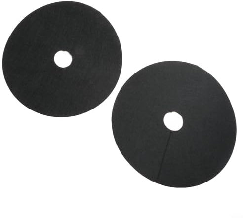 Lot de 12 disques de paillage pour l'entretien du gazon conçus pour préserver l'humidité du sol autour des plantes (32 cm)