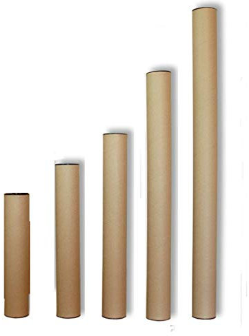 Teilemagnet Versandhülsen, Kartonhülsen, Papierhülsen, Hartpapierhülsen, Papprollen, Kartonrolle, 30 Versandrollen | Durchmesser: 8cm | Länge: 100cm