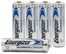 Energizer Ultimate Lithium, confezione da 5 pile AA, L91