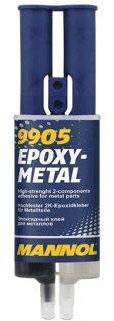 MANNOL 9905 Epoxi Metal 2K Adhesivo de metal epoxi 2K de dos componentes, 30 g