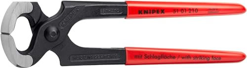 Knipex Tenaza para carpintero negro atramentado, recubiertos de plástico 210 mm 51 01 210